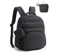 Yancremio Mini Mochilas Para Mujer,Mochila Acolchada A Cuadros Pequeña Y Hinchada Con Bolsa, Bolso Ligero Para Mochila (Color 3,12 * 31 * 24)