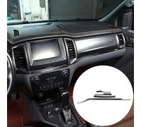 YANER Adhesivo 3D de fibra de carbono real para Ford Ranger 2015, 2016, 2017, 2018, 2019, 2020, 2021, 3D, decoración central, accesorios interiores para coche