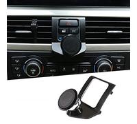 YANER Soporte de aleación de aluminio para consola central de coche, rejilla de ventilación para teléfono móvil BMW Serie 3 E90 E92 2005-2012, accesorios de coche, soporte giratorio de 360 grados