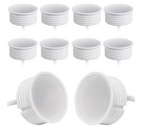 YanFeiYit 10 focos LED de 230 V, 5 W, diámetro de 50 mm, cerámica, regulable, para foco empotrable, 22 mm, plano, repuesto para bombilla GU10 MR16, blanco neutro 4000 K