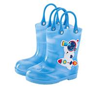 YANFJHV Botas de lluvia para niños y niñas, azul celeste, 28.5 EU