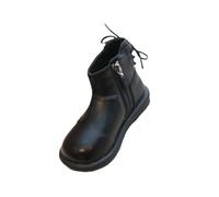 YANFJHV Girls And Boys Children's Casual Shoes Mesh Soft Sole Breathable Sports Short Boots Gummistiefel 30, Negro , 30 EU