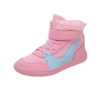 YANFJHV Girls And Boys Children's Casual Shoes Mesh Soft Sole Breathable Sports Short Boots Winterstiefel 28, Rosa., 35 EU