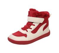 YANFJHV Girls And Boys Children's Casual Shoes Mesh Soft Sole Breathable Sports Short Boots Winterstiefel 28, Vino, 35.5 EU