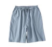 YANFJHV Pantalones cortos para hombre y mujer, Pajamas Primavera, Verano y Otoño, algodón fino, transpirable, parejas semillas, tallas grandes, para el hogar, pueden ser Worn Outside, pantalones