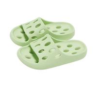 YANFJHV Sandalias huecas para mujer, zapatos de baño abiertos, sandalias de plataforma, sandalias de una sola correa, antideslizantes, zapatos de ducha con suelas suaves, transpirables, sandalias de