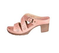 YANFJHV Sandalias para mujer con tacón en bloque Slip-On Sandalias Peeptoe Cuña Sandalias con Hebilla Boca de Pescado Tacones Altos Plataforma Slippers Antideslizante Chanclas Sandalias de Playa