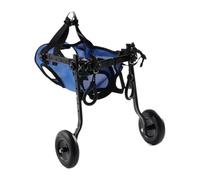 YANFJHV Silla de Ruedas para Mascotas, Silla de Ruedas para Perros, Parálisis de Extremidades, Mascota Mayor, Coche de Péndulo, Habilitación de Perros, Coche Andador, Collar Luminoso Para Perros (A,