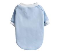 YANFJHV Suéter de invierno para perros para gatos, ropa abrigada, suéter para mascotas, cuello redondo, color sólido, suéter de punto grueso para gatos y perros con abrigo para perros (A, S)