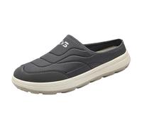YANFJHV Zapatillas de ocio para hombre, sin cordones, zapatillas de deporte, ortopédicas, ligeras, transpirables, suela suave, antideslizantes, talla 39-45, gris, 45 EU