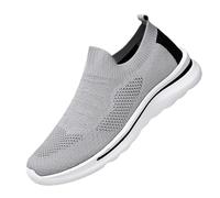 YANFJHV Zapatos ortopédicos para hombre, zapatos deportivos extraanchos, sin cordones, zapatillas ergonómicas para caminar, suela suave, zapatos de salud, zapatillas de deporte para diabéticos