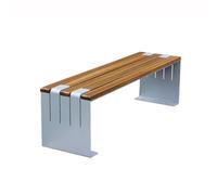 YANG11FAN Banco Jardin Exterior Banco de Exterior sin Respaldo for Dos Personas, Largo Banco de Exterior for Parque de Ocio Banco de Jardin(Medio)