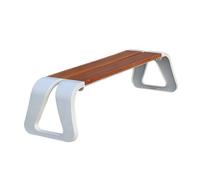 YANG11FAN Banco Jardin Exterior Silla de Parque marrón Oscuro, Banco for Exteriores con Respaldo Doble, Banco for Ocio al Aire Libre Banco de Jardin(Medio)