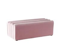 YANG11FAN Cómodo Taburete for Cambiar Zapatos de Entrada for el hogar, Taburete Rectangular Moderno for guardarropa, for mesita Noche, Tienda Ropa, for sofá, Banco for for Puerta(Pink)
