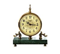 YANG11FAN Dormitorio Relojes de Escritorio Vintage mármol Reloj péndulo for Sala Estar Mesa Noche Decorativo