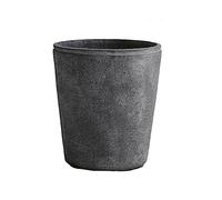 YANG11FAN Escritorios Macetas de Cemento Redondas inclinadas Rectas, Boca Ancha, Suelo for Sala Estar, Interior, macetas Flores Gran diámetro, Gris(Medio)