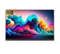 YANG11FAN Monitor portátil de 18.5 pulgadas, Full HD, resolución 1080P, 100 Hz, pantalla extendida, multifunción, monitor externo