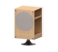 YANG11FAN Té Mesa Auxiliar giratoria for sofá, Armario de Almacenamiento Abierto, Mueble con Altavoz for Sala Estar, mesita Noche for Dormitorio Sofá