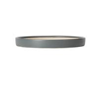 YANG11FAN Versátil Inicio Platillo for Plantas Bandejas de Goteo cerámica Redondas 4,9 Pulgadas(Grey)