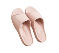 YANG11FAN Zapatillas de ducha Pantuflas de ducha cómodas for mujer y hombre, antideslizantes con soporte for el arco y efecto masaje, for interiores y exteriores Fáciles de limpiar(Pink,Alpha Medium)