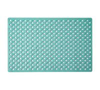 YANGAFJDUA PVC Alfombra Antideslizante Ducha Cuadrada, Duradero Antideslizante Alfombra Ducha con Ventosa y Orificios de Drenaje, Suave Alfombrilla Ducha Grande para Ducha de Baño,A,57x88cm/22x35in