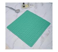 YANGAFJDUA Seguridad Alfombra de Ducha Cuadrada con Orificios de Drenaje, Suave y Cómodo Alfombrilla de Ducha Antideslizante con Ventosas, Lavable Alfombrilla de Bano, 54X55cm,Rosado