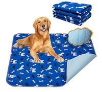 Yangbaga Empapadores Perros, Pañales de Perro Lavable y Reutilizables Empapadores de Entrenamiento para Adecuado para Perros Pequeños y Medianos o Gatos, Antideslizante, (90 * 80cm)