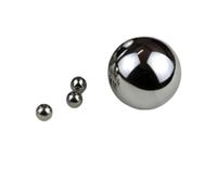 YANGC 1-100 unidades de bolas de acero for rodamientos de grado G3, de alta precisión, GCR15, sólidas, lisas y redondas, de 1 mm a 10 mm. Tamaños: 1/1,2/1,5/1,58/2/2,38/2,5 a 10 mm.(2 Pcs,7.144mm)