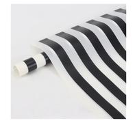 YANGC 20 hojas de papel de envolver Floral a cuadros, ramo de flores, papel de embalaje impermeable for boda, fiesta de cumpleaños, manualidades DIY(Style 3-Black)
