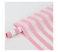 YANGC 20 hojas de papel de envolver Floral a cuadros, ramo de flores, papel de embalaje impermeable for boda, fiesta de cumpleaños, manualidades DIY(Style 3-Light pink)