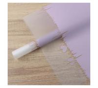 YANGC 20 hojas de papel for envolver flores con latido del corazón, ramo de flores, papel de embalaje de floristería doble for bodas, fiestas de cumpleaños, manualidades DIY(Lilac Purple)
