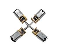 YANGC 4 Uds GA12-N20 Motor de Engranaje Micro DC de Alto par 3/6/12V 30-1000RPM