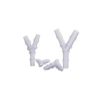 YANGC Baota-conector de manguera de goma de silicona de tres vías, divisor de agua de plástico de tres vías en forma de Y de 2,4mm-12mm, diámetro Variable(6-14-6mm)