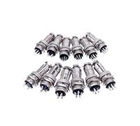YANGC Conector rápido Circular de Metal Hembra-varón del Conector GX20 2-15 Pines(4 Pin)
