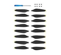 YANGC Hoja de hélice 6030F, Piezas de Repuesto for Ventiladores de ala Ligera y de bajo Ruido, Accesorios for D-JI Mini 3 Pro(16pcs Yellow)