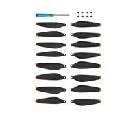 YANGC Hoja de hélice 6030F, Piezas de Repuesto for Ventiladores de ala Ligera y de bajo Ruido, Accesorios for D-JI Mini 3 Pro(16pcs Orange)