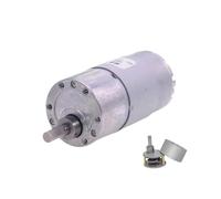 YANGC JGB37-545 MOTOR DC 12V/24V Micro Motor de reducción de engranajes DC con controlador de velocidad de avance y marcha atrás PWM Motor de coche inteligente(12V 330RPM)