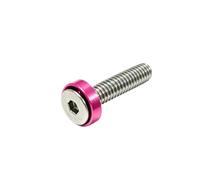 YANGC Kit de pernos de tornillo de aluminio M6, espaciador de arandela colorida