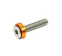 YANGC Kit de pernos de tornillo de aluminio M6, espaciador de arandela colorida
