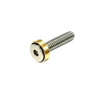 YANGC Kit de pernos de tornillo de aluminio M6, espaciador de arandela colorida