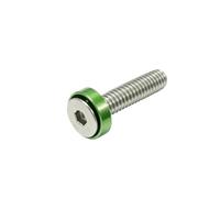 YANGC Kit de pernos de tornillo de aluminio M6, espaciador de arandela colorida