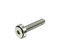 YANGC Kit de pernos de tornillo de aluminio M6, espaciador de arandela colorida