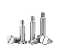 YANGC M2 ~ M8 304 Acero inoxidable ranurado ranura de una palabra posicionamiento hombro paso tornillo tapón límite tornillo cojinete perno(16mm,(D3.5) M2.5-5pcs)