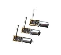 YANGC Motorreductor helicoidal N20 de 3 V, 6 V y 12 V con eje largo y autoblocante y marcha atrás.(6v 68rpm)