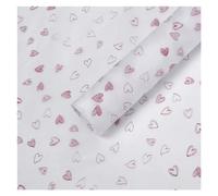 YANGC Papel de algodón de azúcar Little Peach Heart, embalaje de flores, papel amasado a mano, papel de embalaje de ramo, 20 hojas(3)