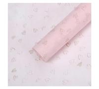 YANGC Papel de algodón de azúcar Little Peach Heart, embalaje de flores, papel amasado a mano, papel de embalaje de ramo, 20 hojas(4)