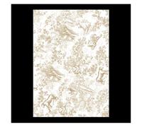 YANGC Papel de regalo de flores artesanal Vintage, papel Kraft de impresión impermeable, 10 hojas de papel estético artístico for ramos(C 10sheets-bag)