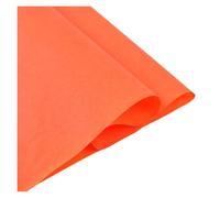 YANGC Papel de regalo floral de color sólido, decoración del hogar, regalo de fiesta, papel de embalaje, tejido suave, 40 hojas(Emma Orange)
