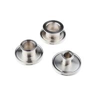 YANGC Reductor de brida de abrazadera de vacío ISO63/80/100/160 a KF16/25/40/50, accesorio de tubería sanitaria de acero inoxidable SUS304(ISO100 To KF25)