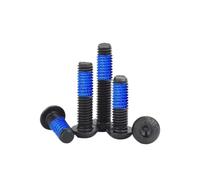 YANGC Tornillo Hexagonal De Acero Al Carbono 10,9 M2-M8 | Perno De Pegamento Azul Medio Recubierto Con Cabeza Plana(20PCS M3X18)